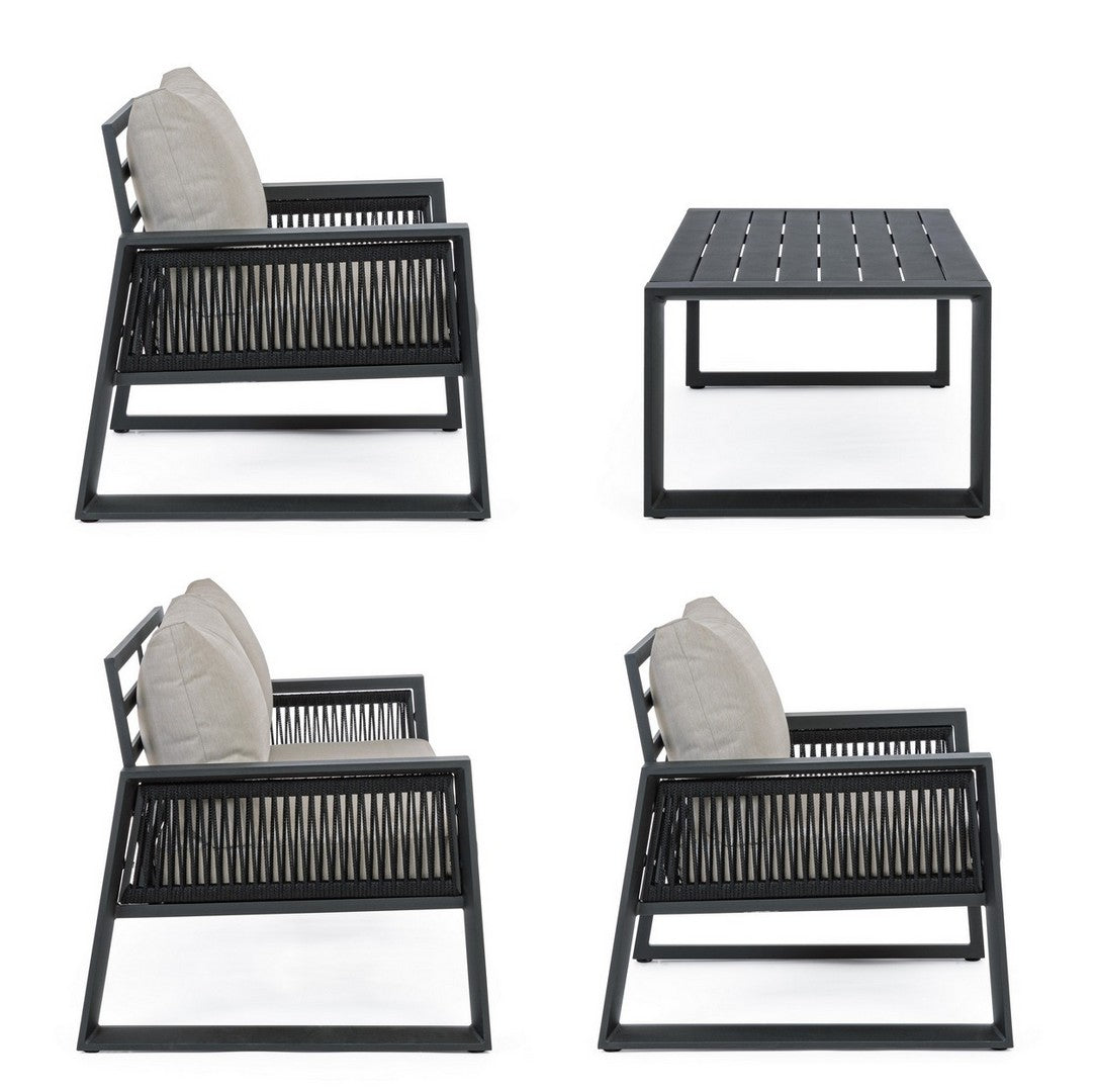 Set4 salotto c-c captiva antracite lh32