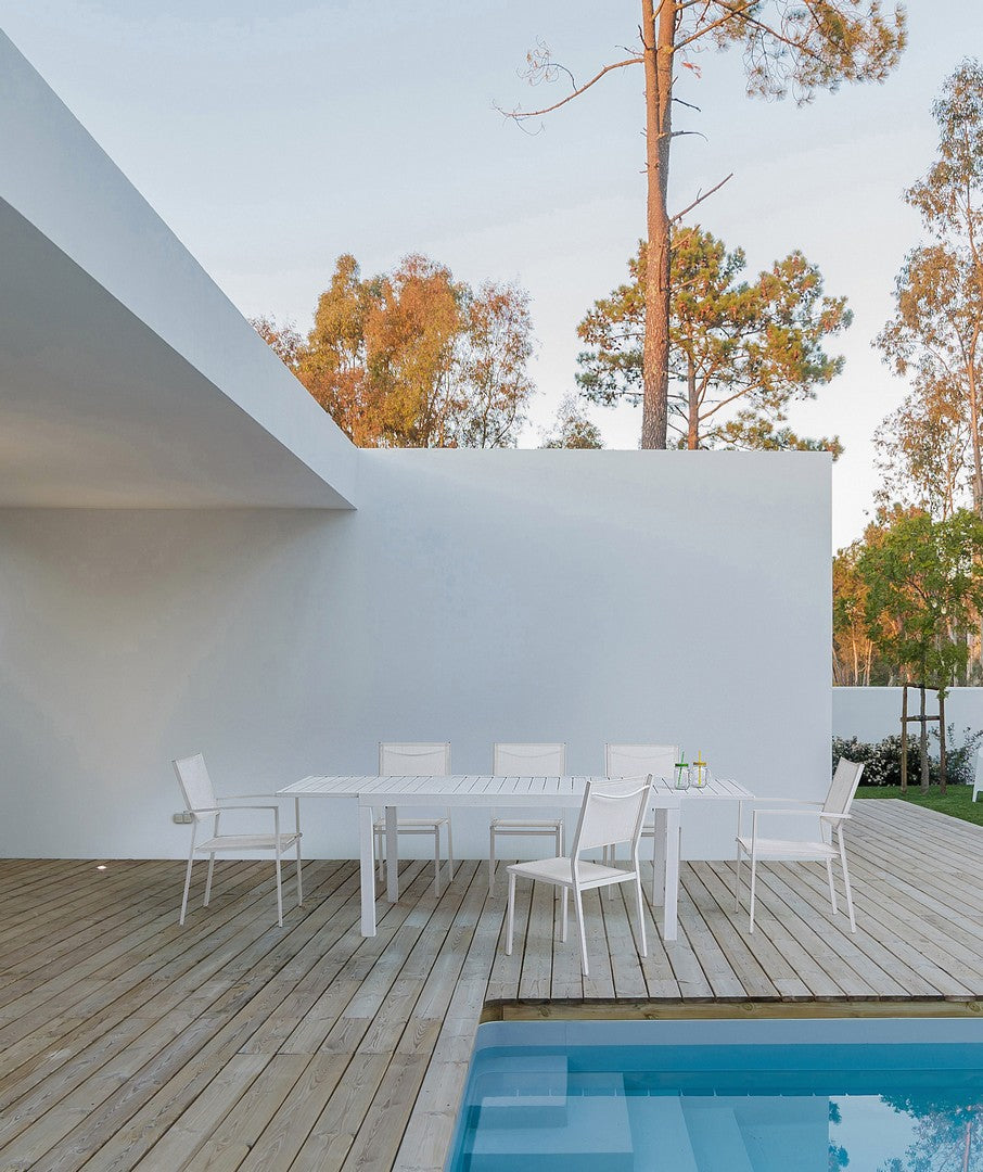 Tavolo all.hilde 160-240x90 bianco ld30