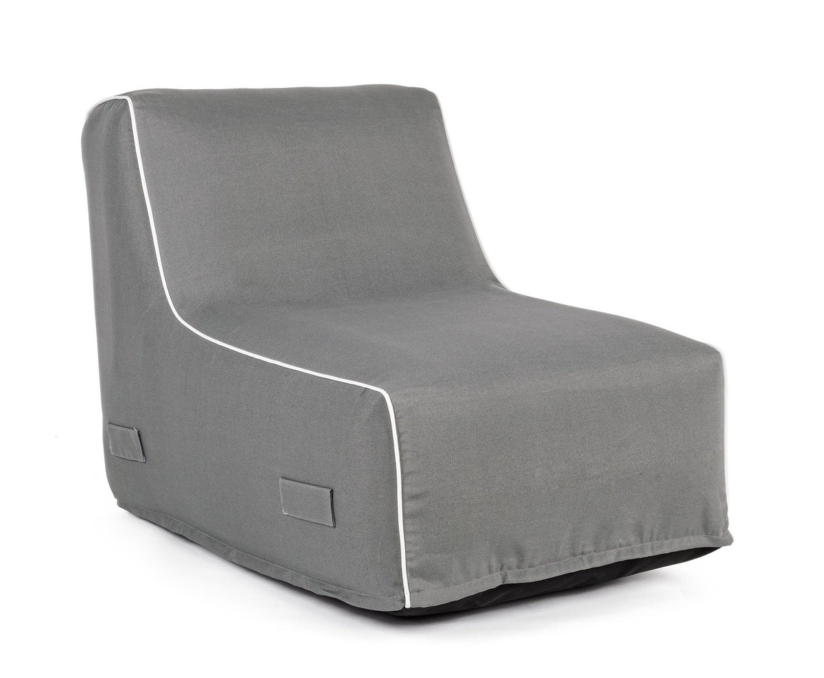 Chaise longue rihanna gonfiabile grigio
