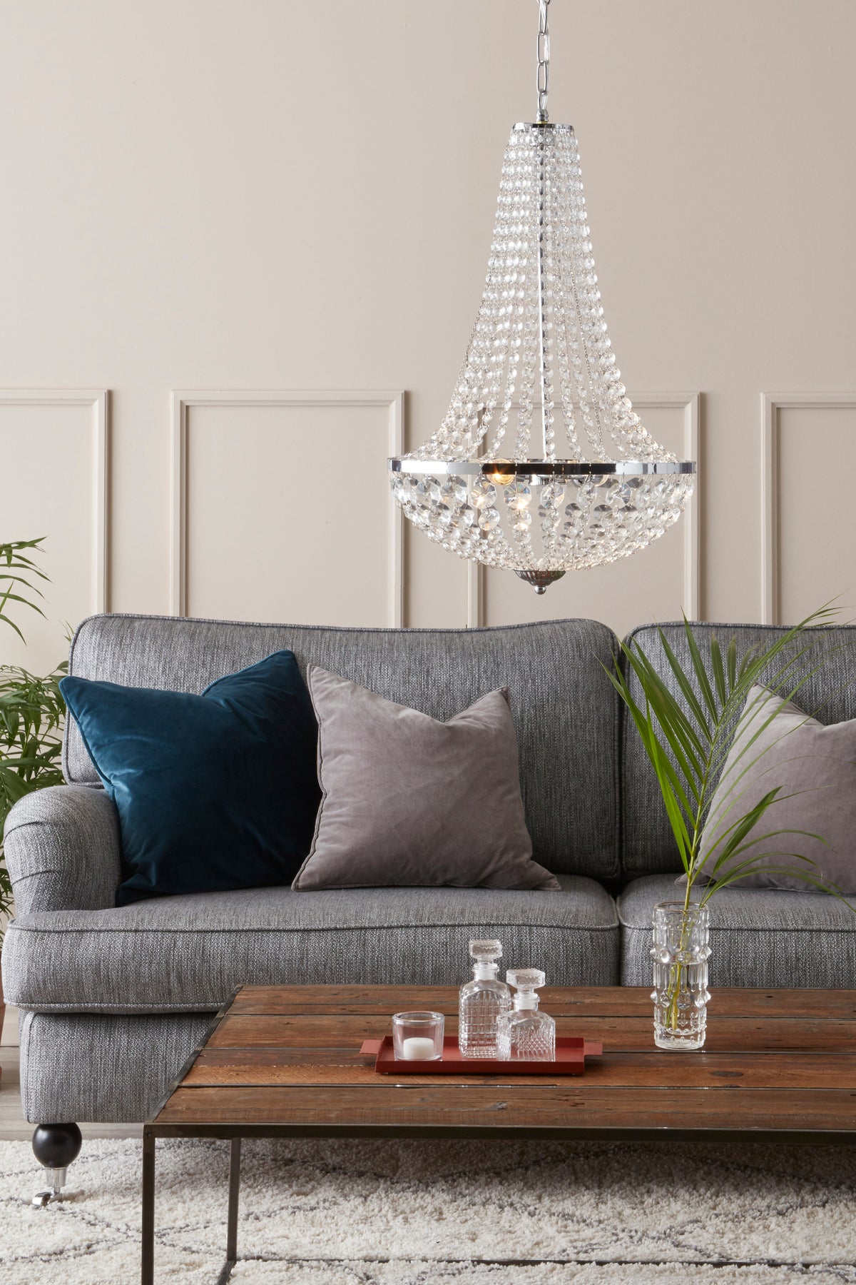 GRÄNSÖ Lampadario 2L Cromo/MC