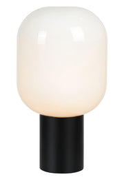 Lampada da tavolo BROOKLYN 1 L 44 cm Nero/Opale