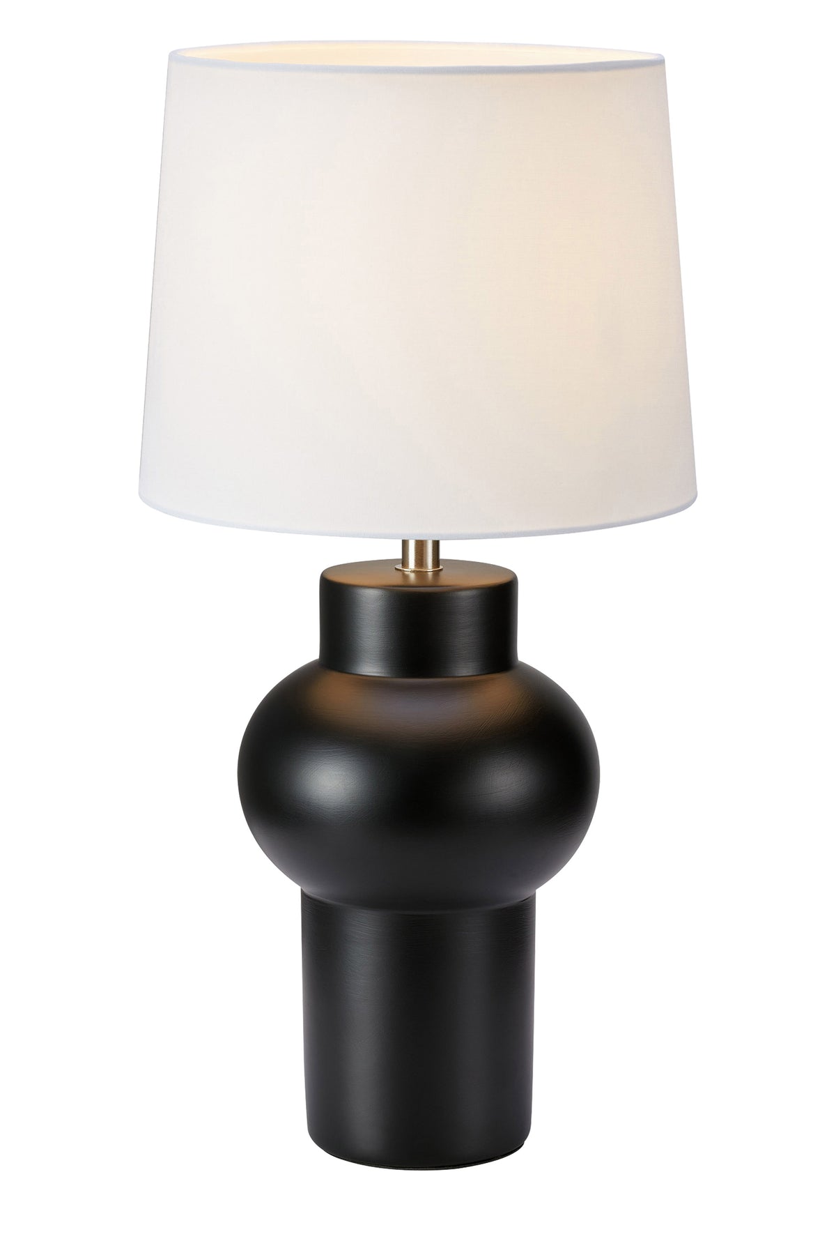 Lampada da tavolo SHAPE 1L Bianco/Nero