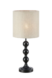Lampada da tavolo OCTO 1L Nero/Sabbia