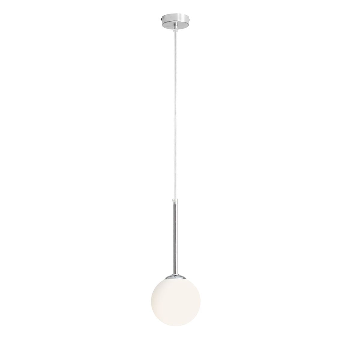 Lampada a sospensione Bosso mini 14 Cromo Aldex