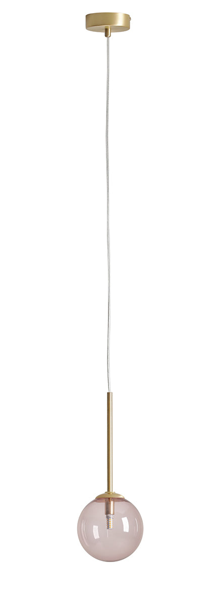 Lampada a sospensione Bosso mini 14 Multicolour (DUSTY Rose) Żarówka W Zestawie Aldex