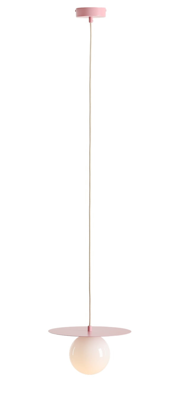 Lampada a sospensione Loop S Rosa baby Aldex