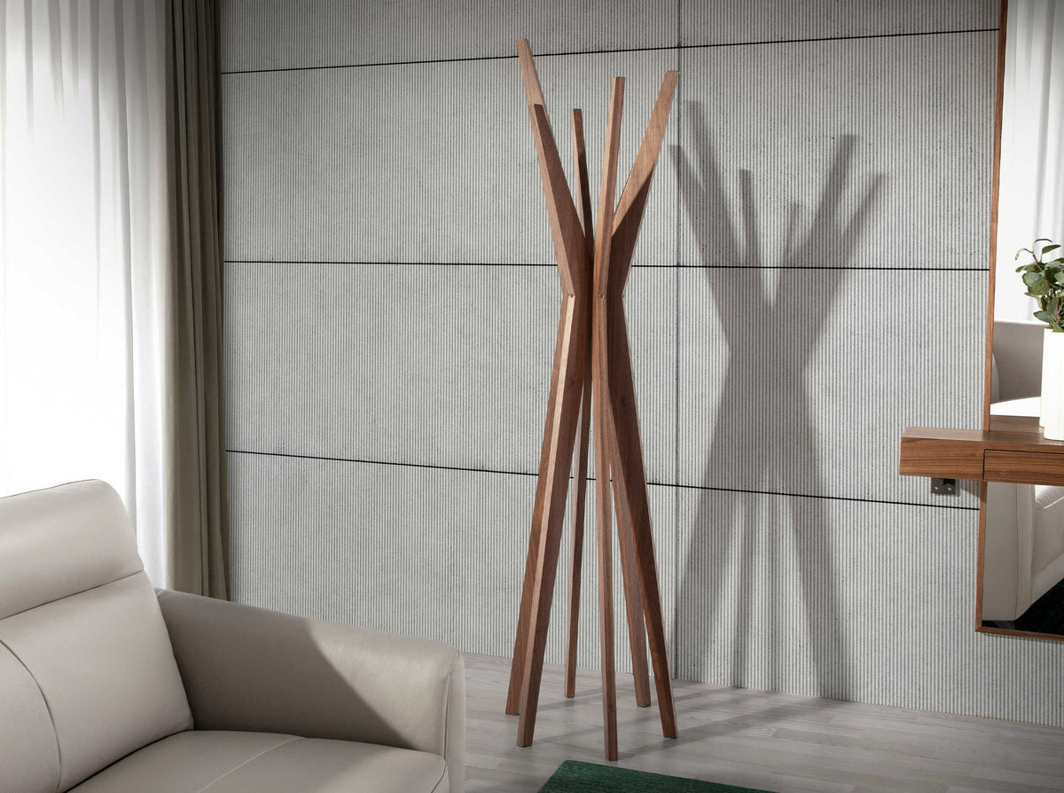 Appendiabiti in legno di noce 0 x 50 x 190 cm