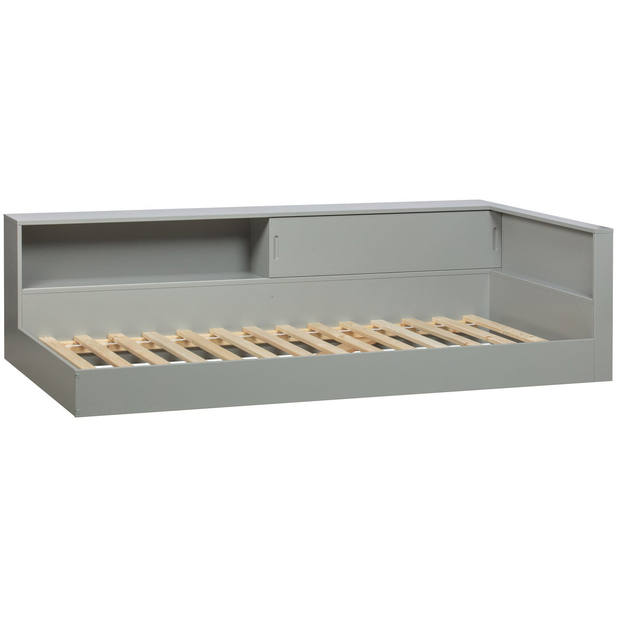 Letto angolare connect grigio cemento