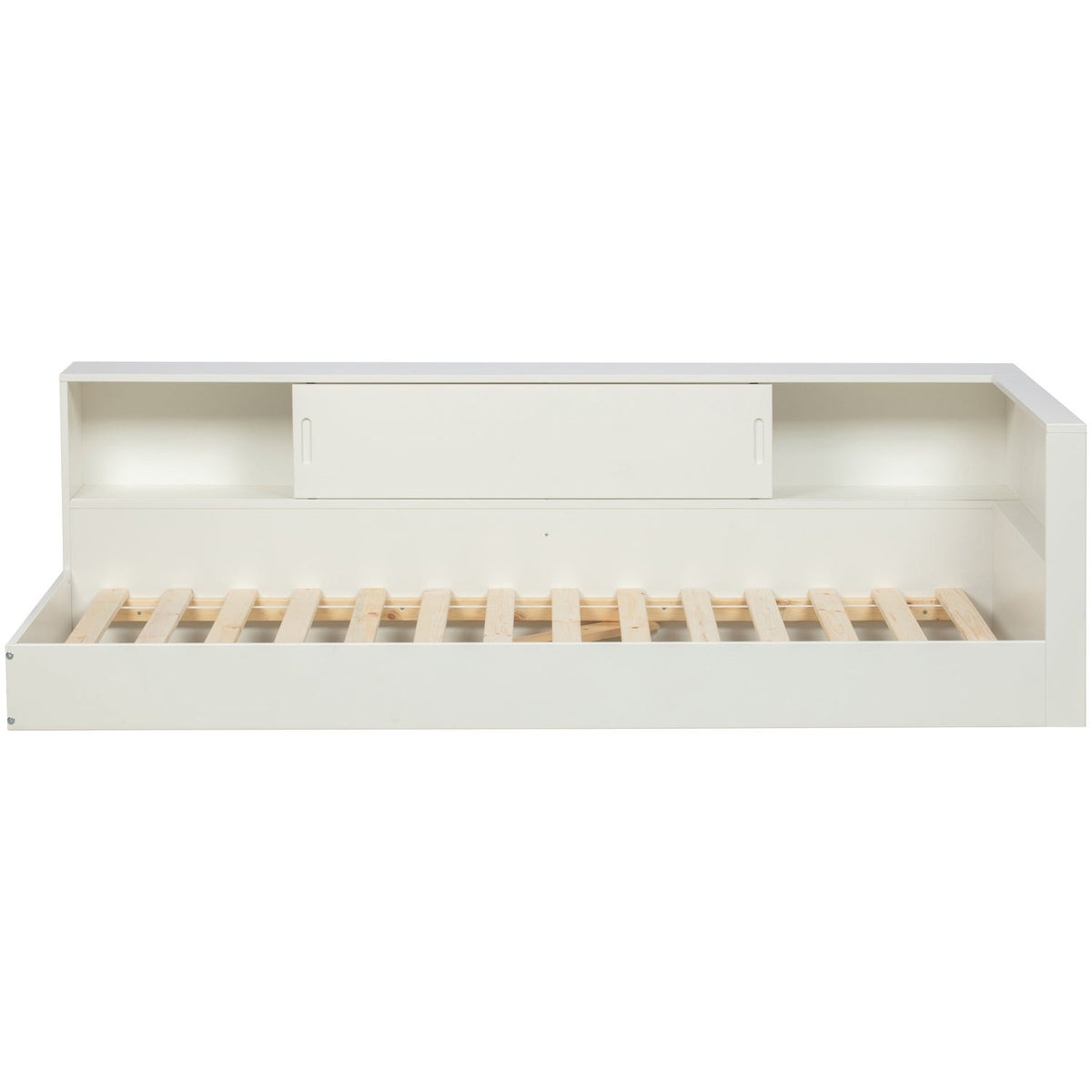 Letto angolare connect bianco