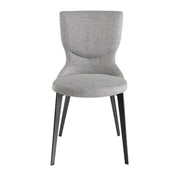 Sedia in tessuto grigio