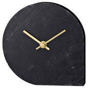 500780050081_STILLA marble clock_black