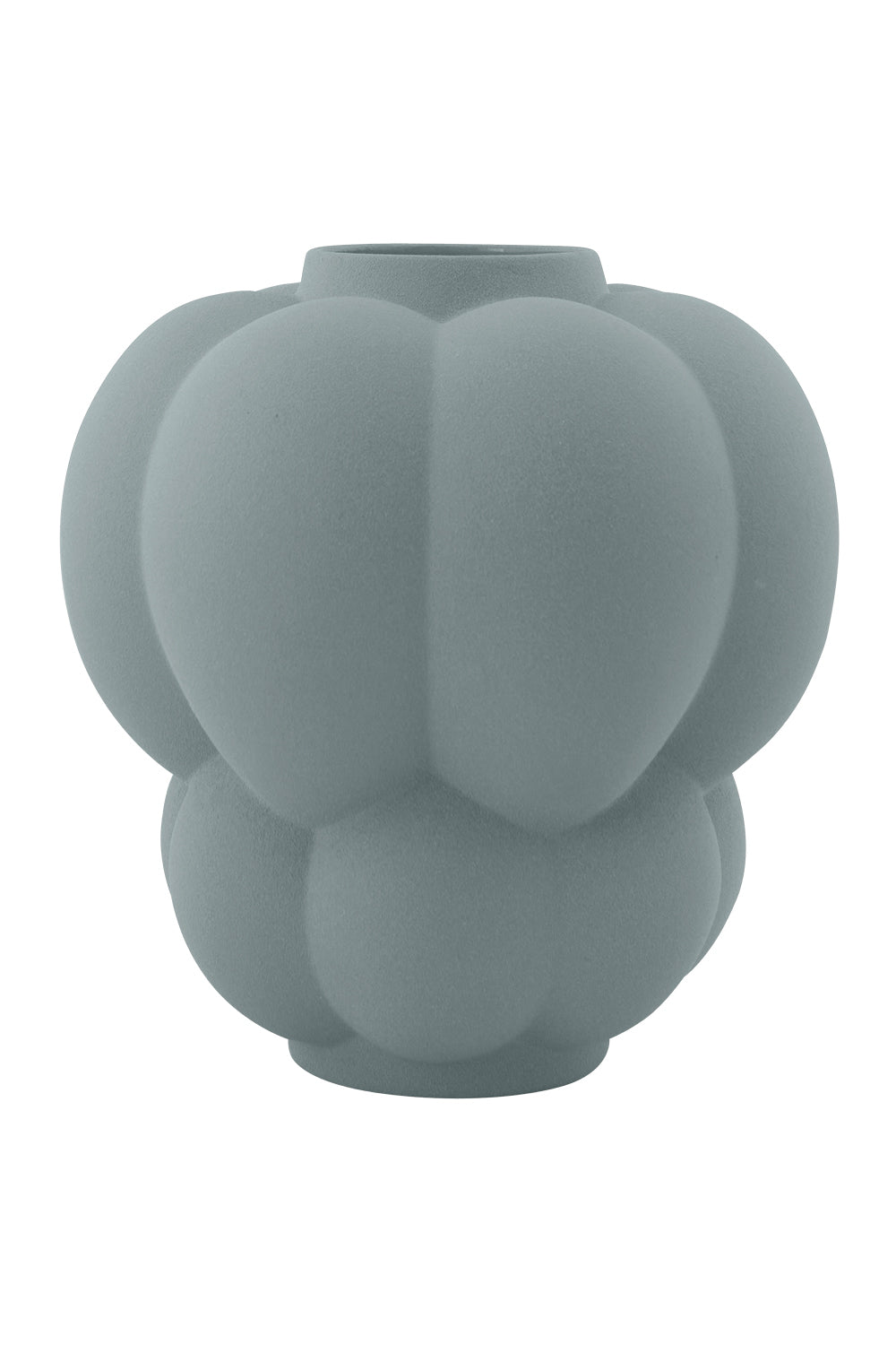 Vaso da ceramica UVA - Menta pallida - AYTM - Ø32xA35 CM