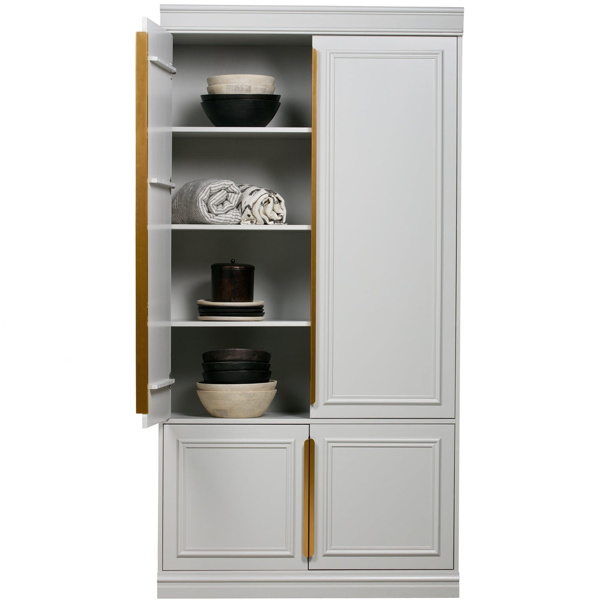 Armadio retrò classico organize bianco h215 x P62cm