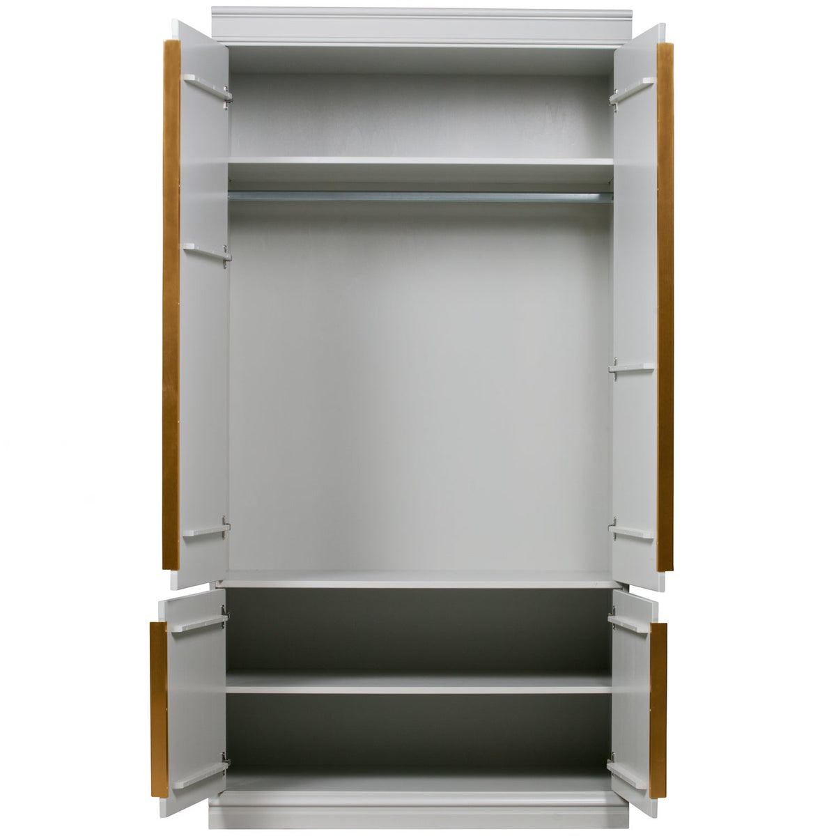 Armadio retrò classico organize bianco h215 x 44cm