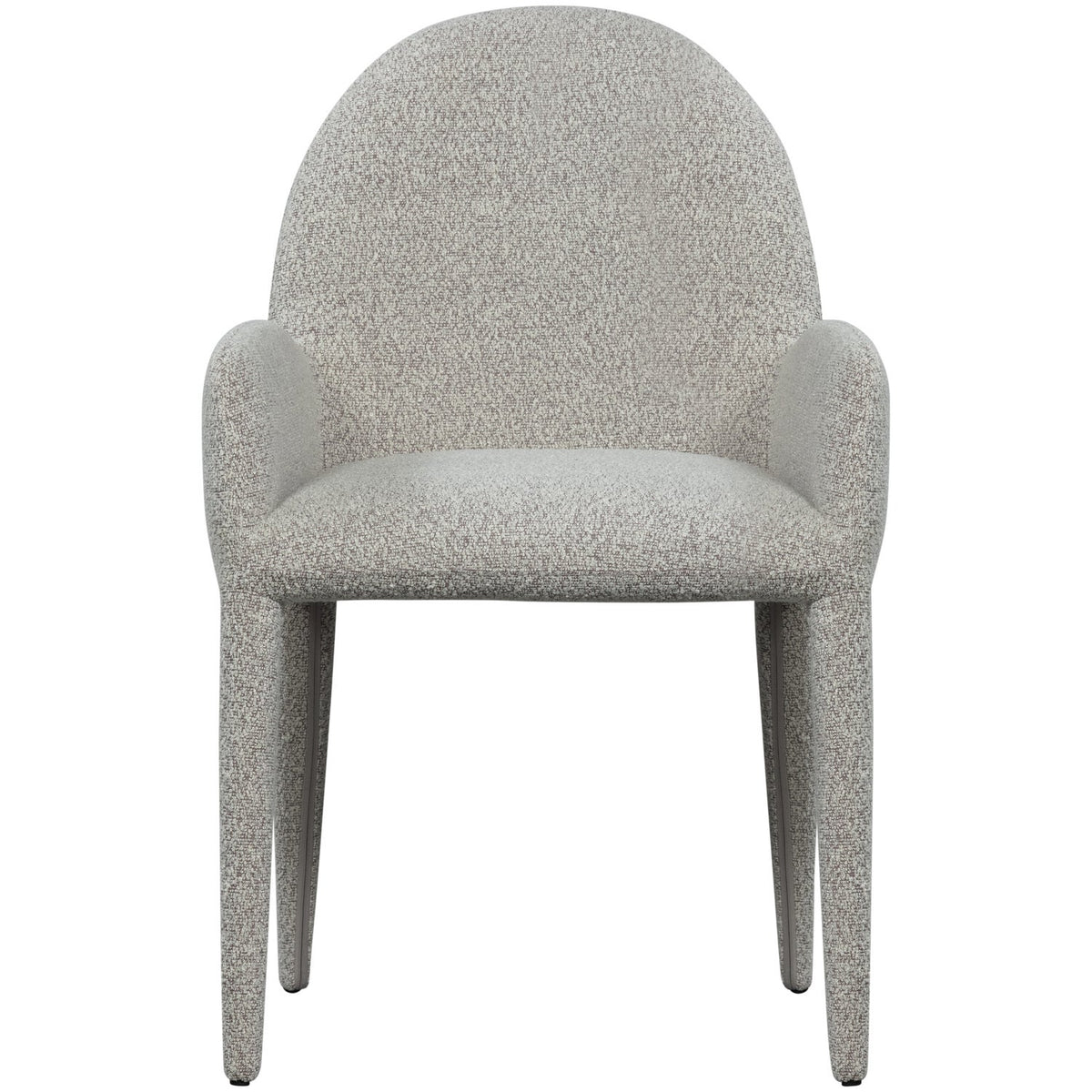 Sedia da pranzo elegance con braccioli greggio