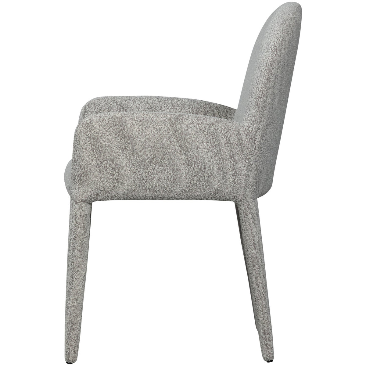 Sedia da pranzo elegance con braccioli greggio