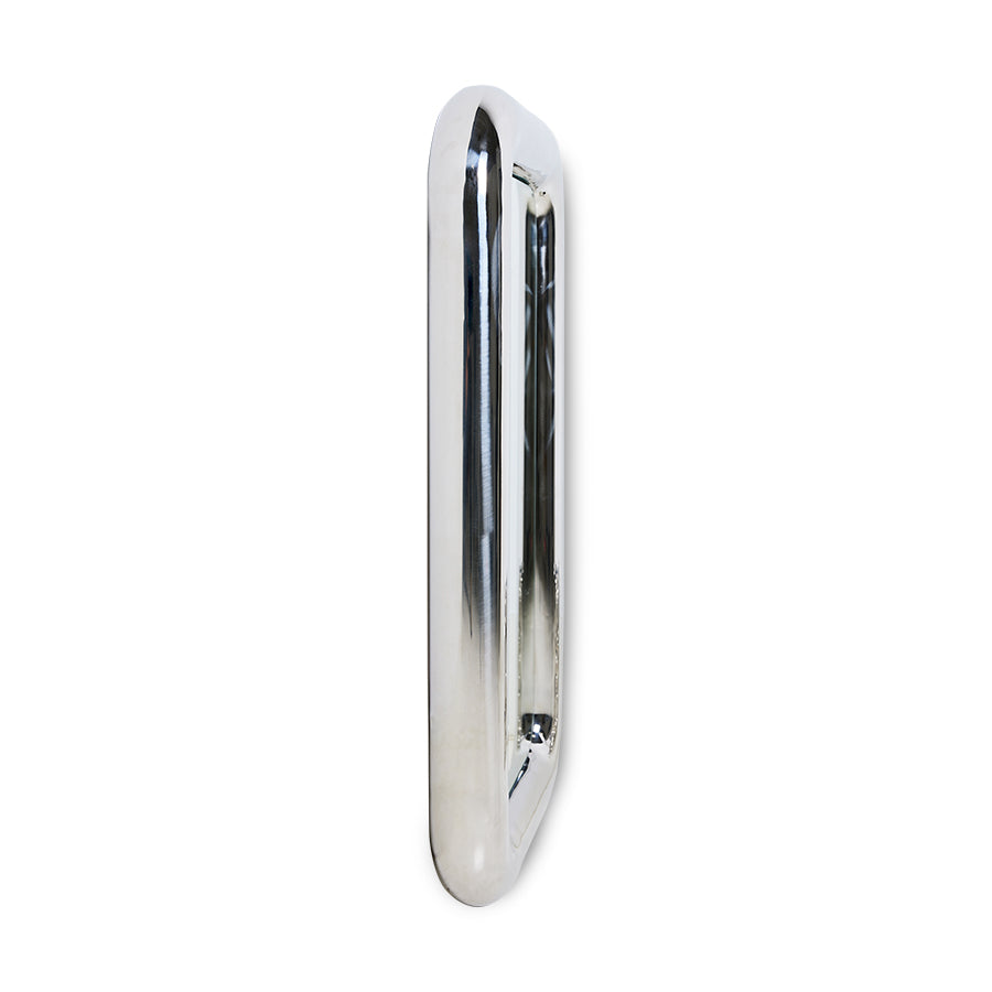 Specchio cromato Chubby