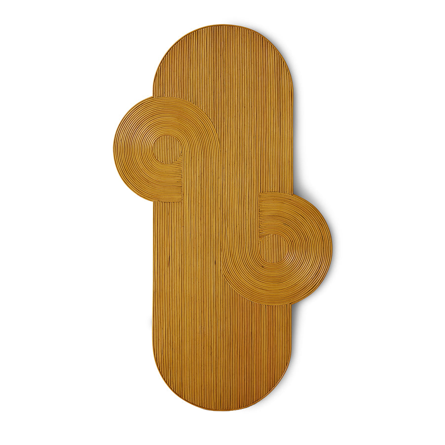 Pannello da parete in rattan Curl