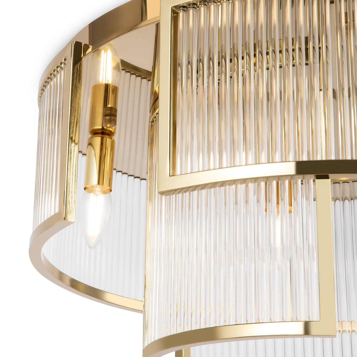 Lampada da soffitto Frame - Maytoni - Oro - MOD174CL-06G