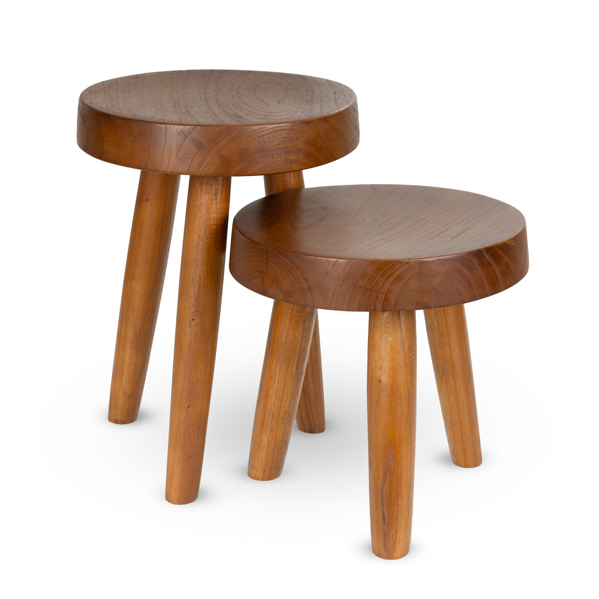 Sgabello Charles M - Dark Brown - Pierre Jeanneret Edition