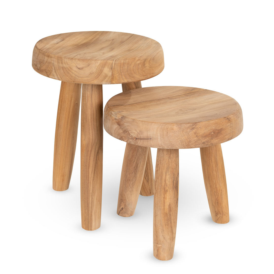 Sgabello Charles L Teak DETJER