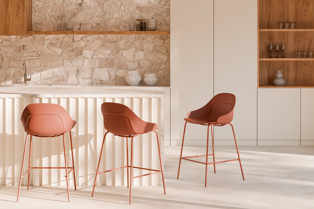 Sgabello TOBY - Terracotta