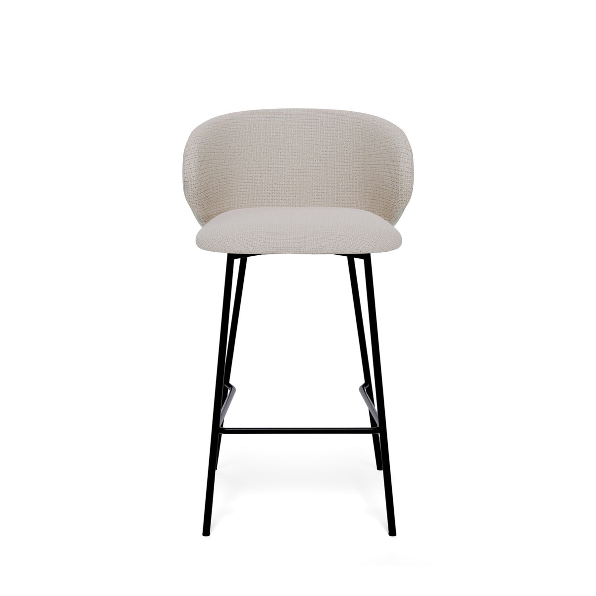 Sgabello raggi beige