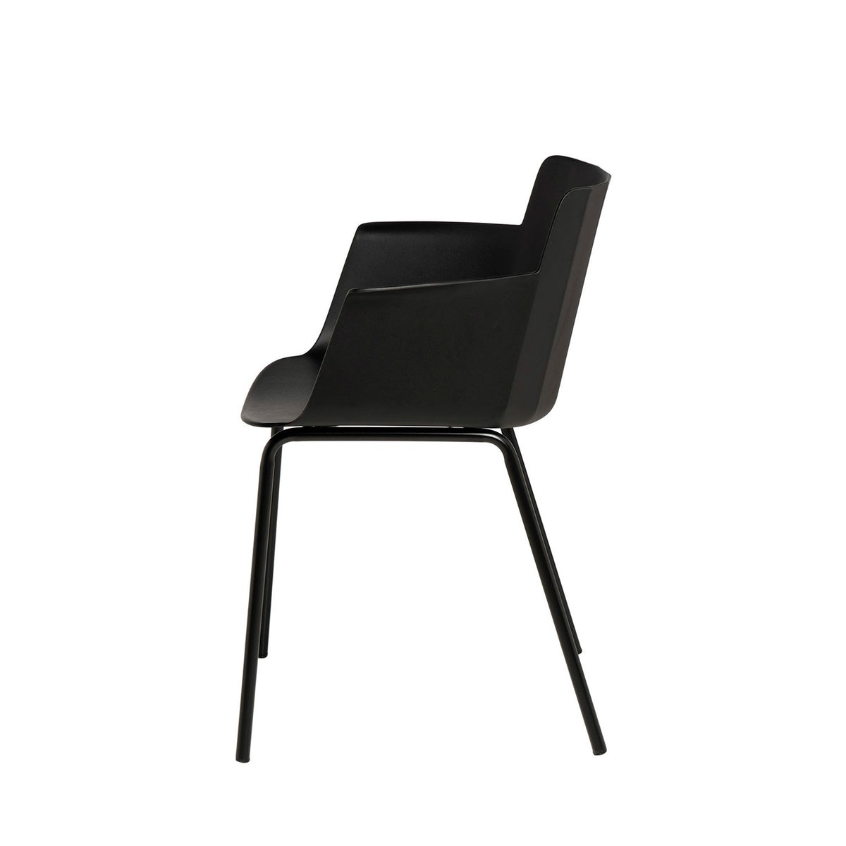 Sedia dolly nera