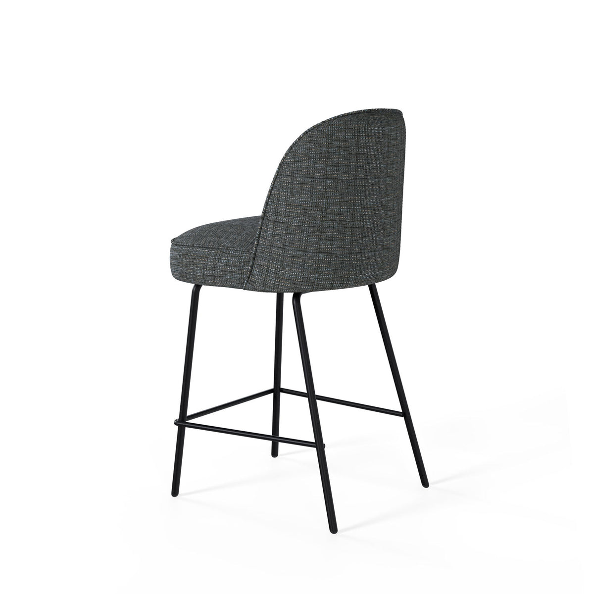 Sgabello nelson grigio scuro