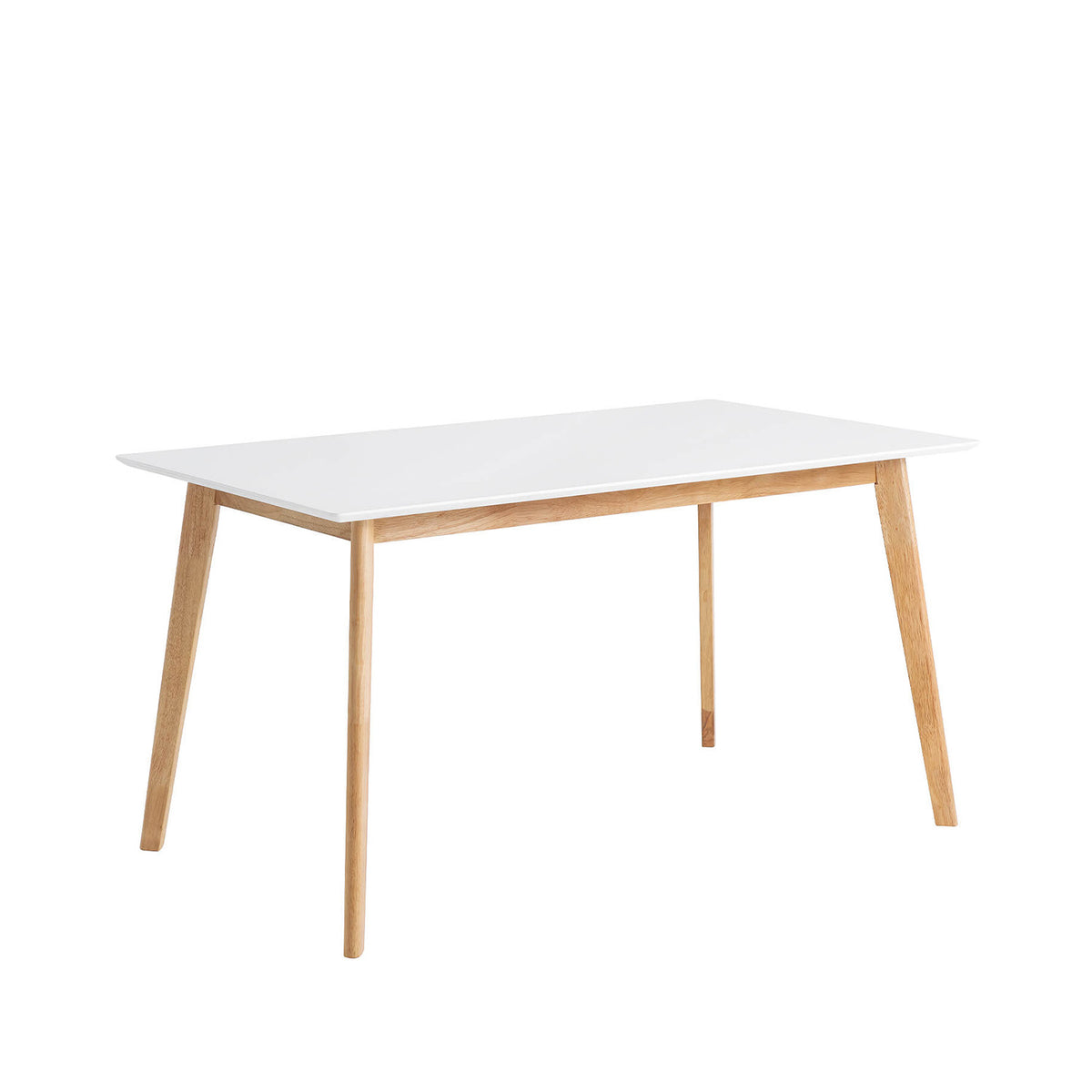 Tavolo fisso alice 120 rovere bianco