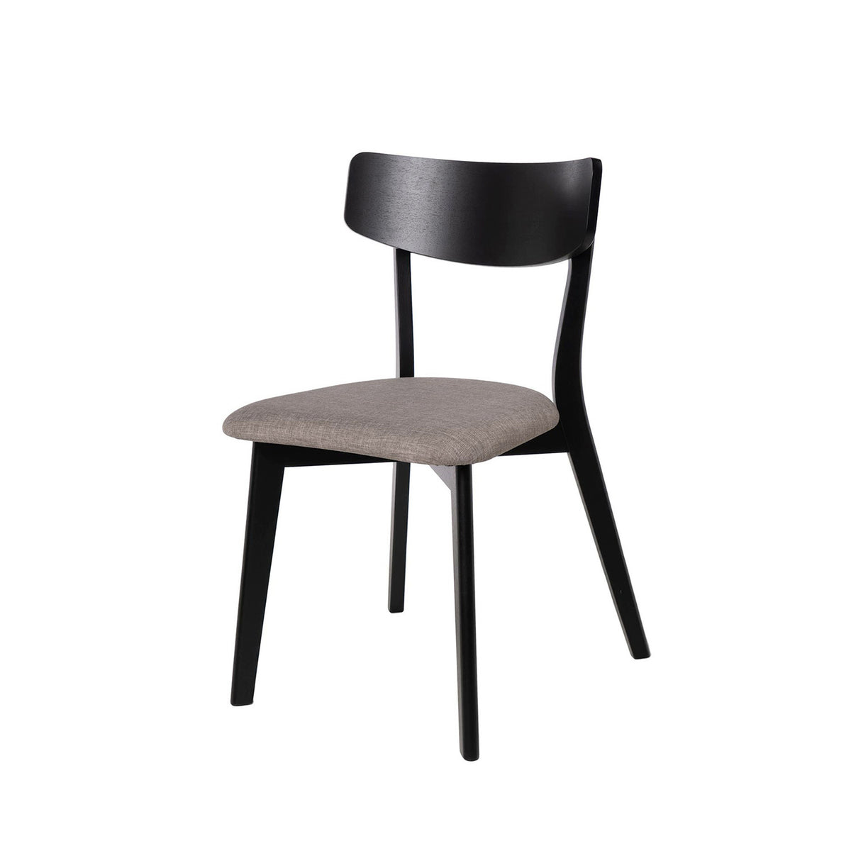 Sedia keira nera grigio chiaro
