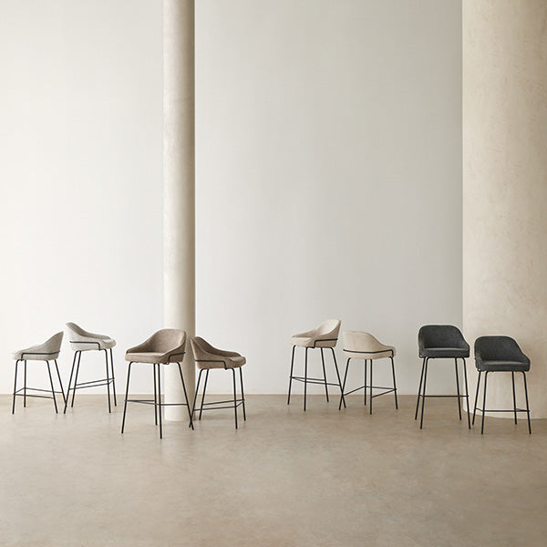 Sgabello louis grigio chiaro