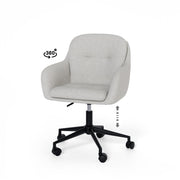 Sedia da ufficio ONTARIO - Grigio chiaro