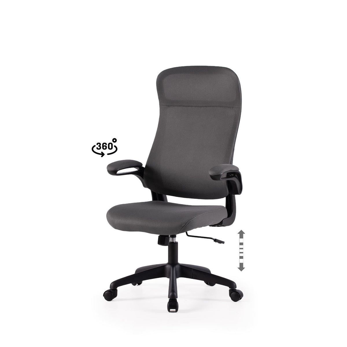 Sedia da ufficio SORBONNE - Grigio