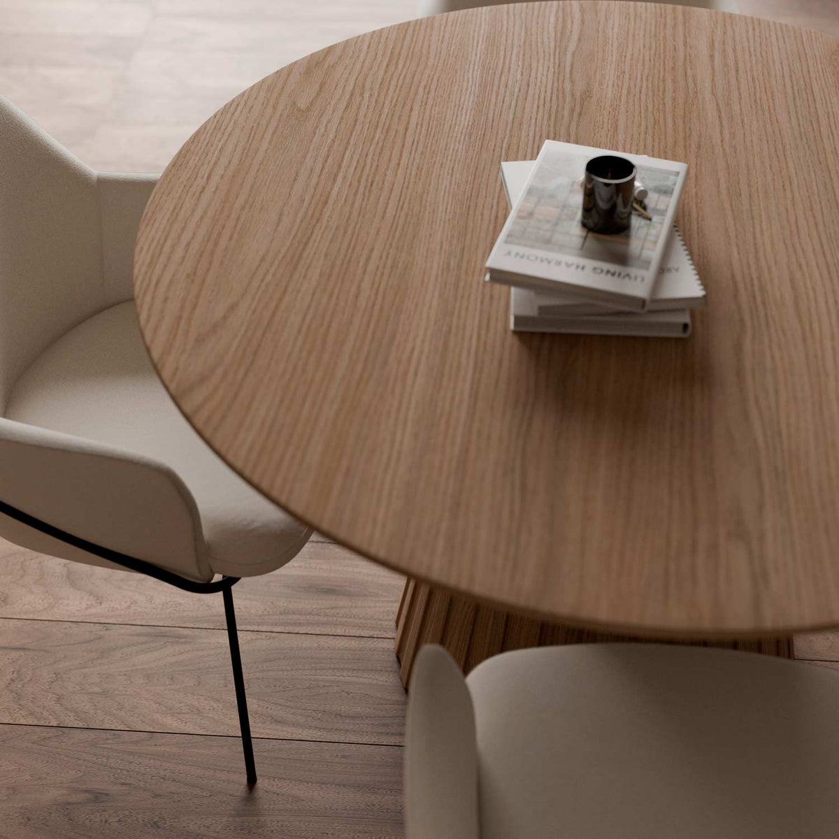 Tavolo fisso in rovere rosso nayla 120