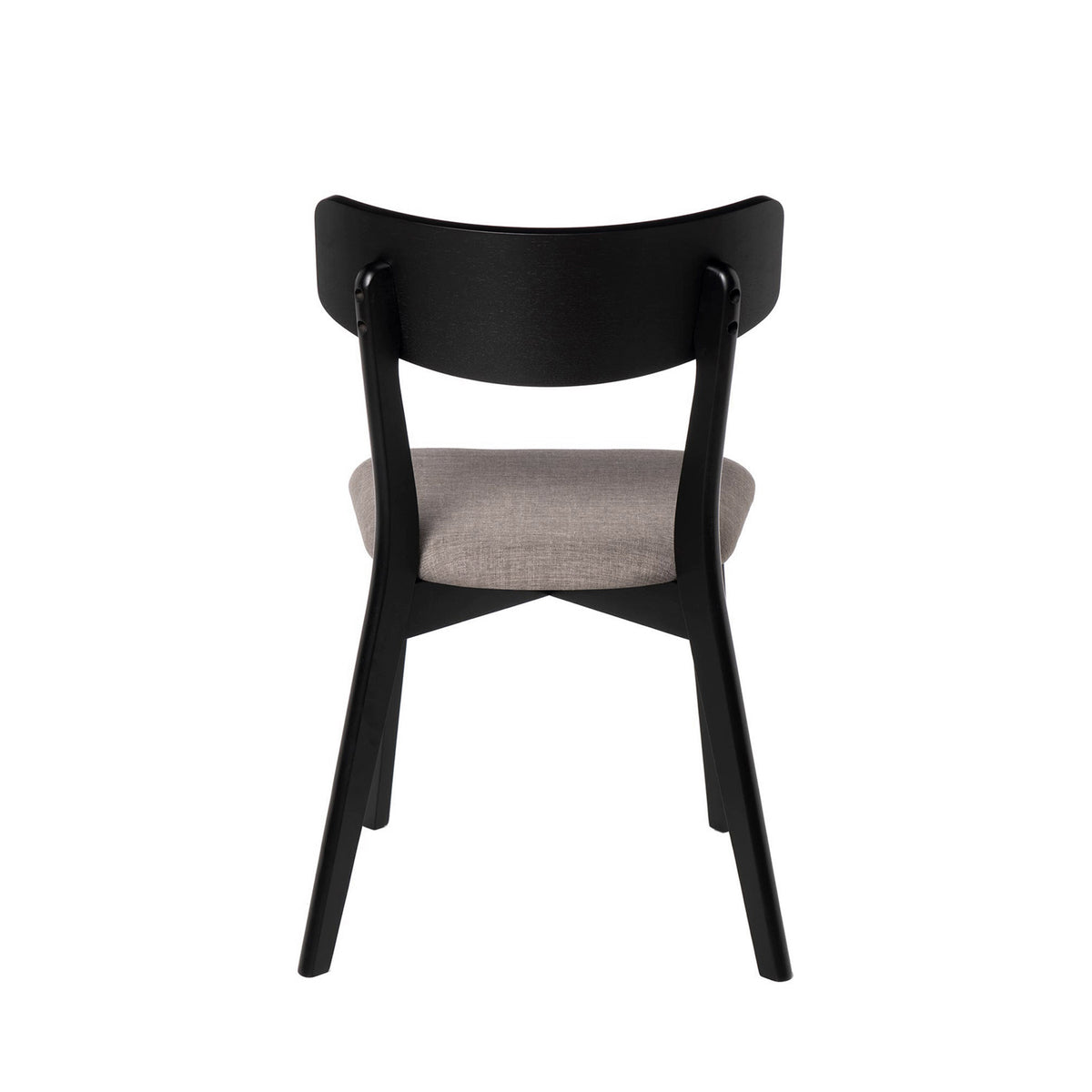 Sedia keira nera grigio chiaro