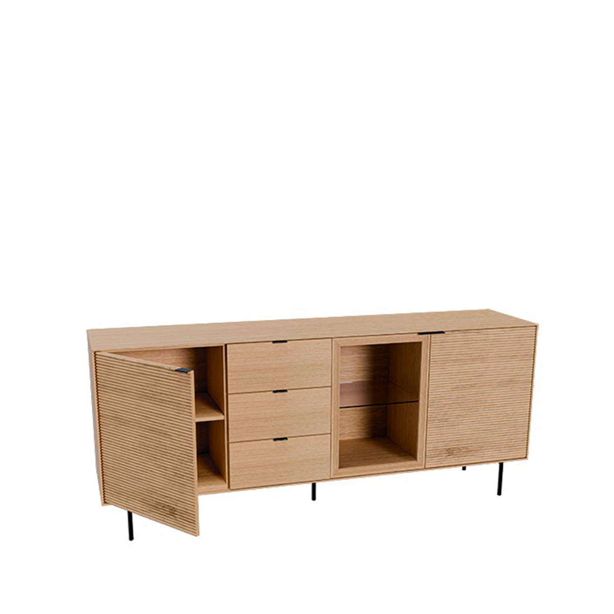 Credenza 200 ptas (mad+crst)+box tulsa