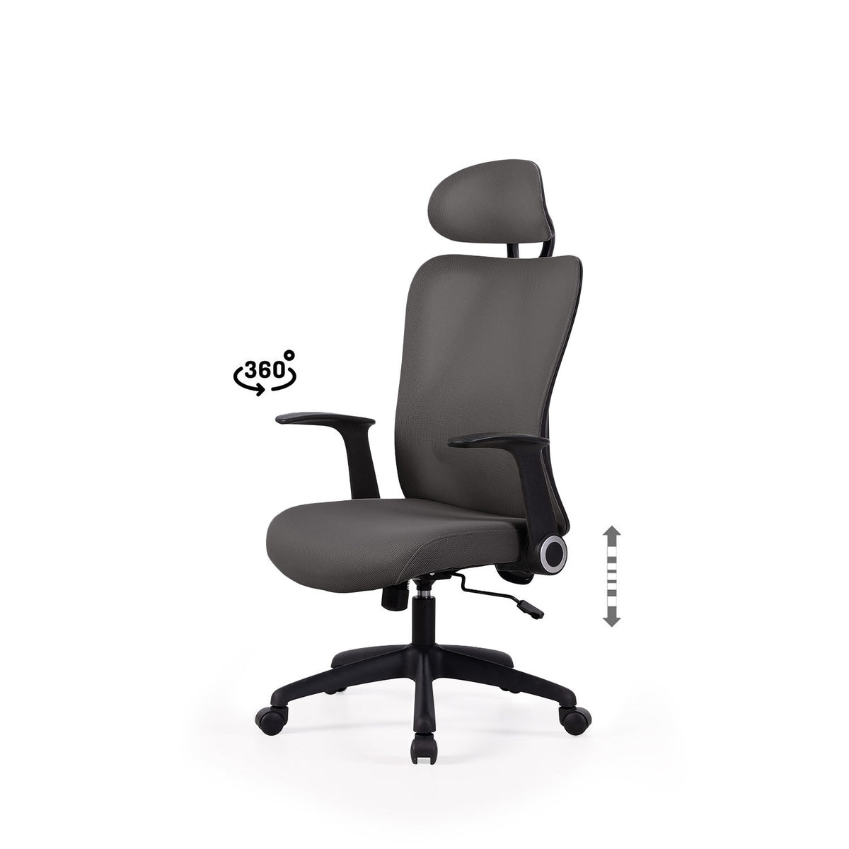 Sedia da ufficio MONTREAL - Grigio