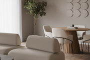Tavolo fisso in rovere rosso nayla 100