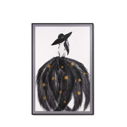 Quadro ELEGANCE 80x120 - Nero
