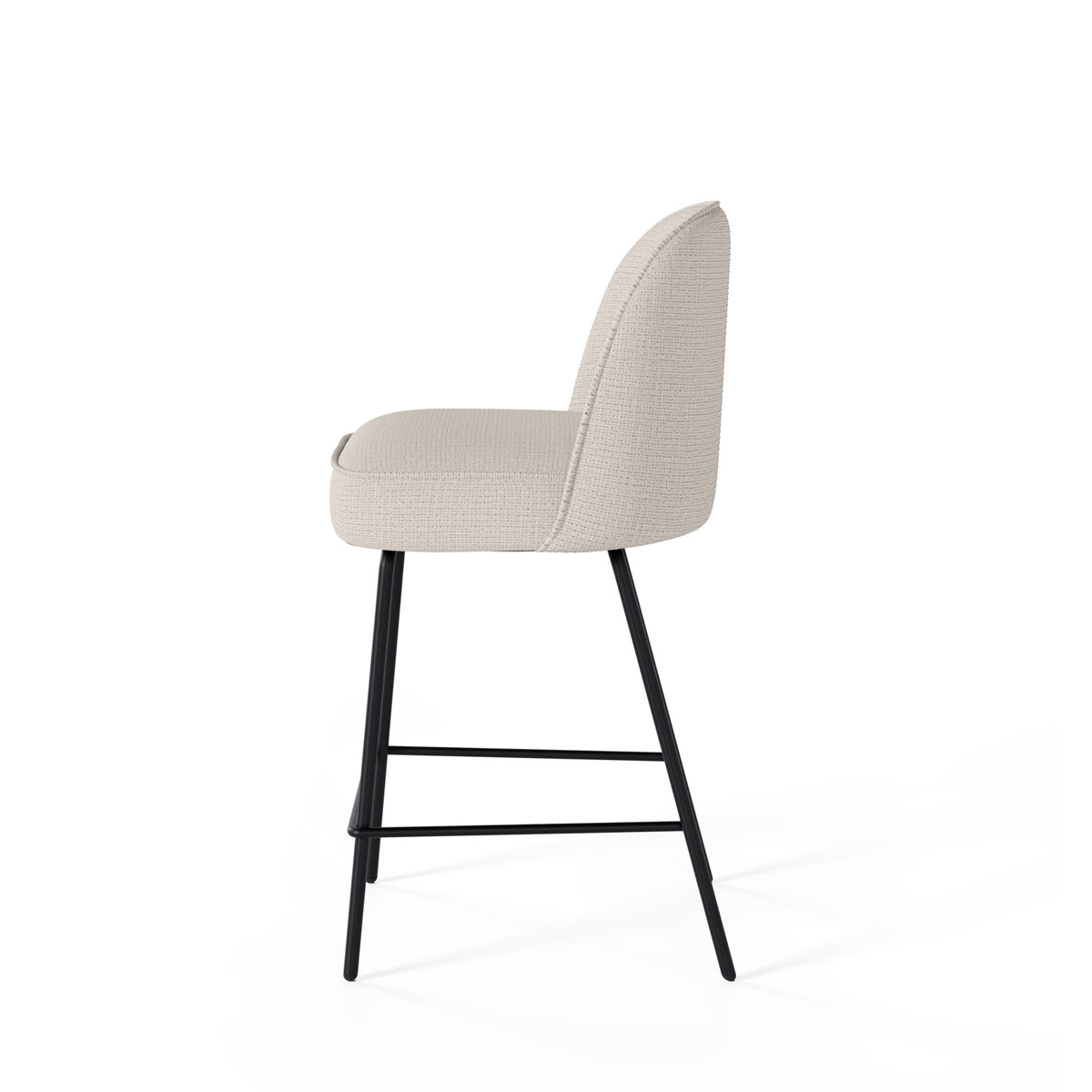 Sgabello nelson beige