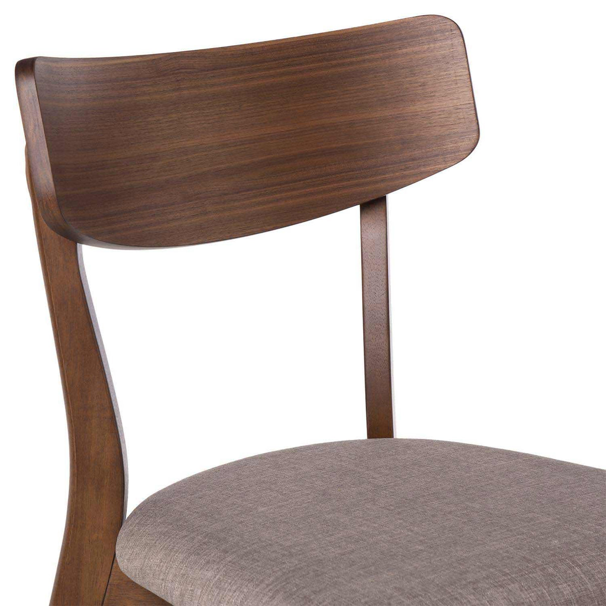 Sedia keira grigio chiaro noce