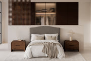 Comodino JASPER - Noce