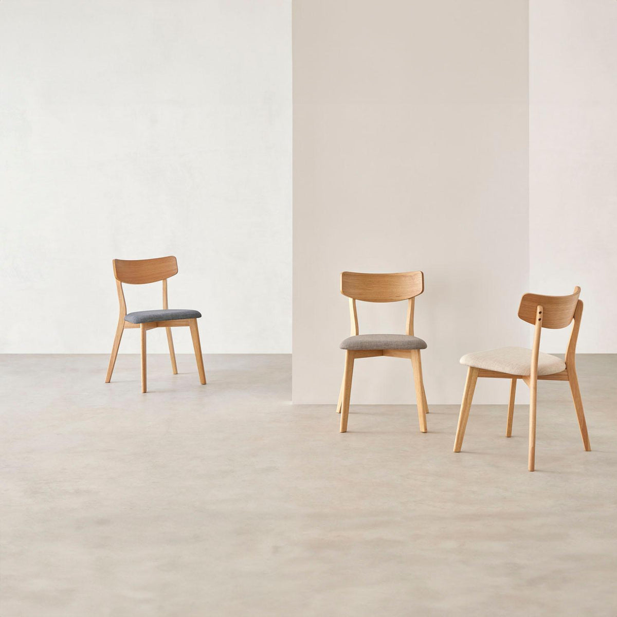 Sedia keira rovere beige