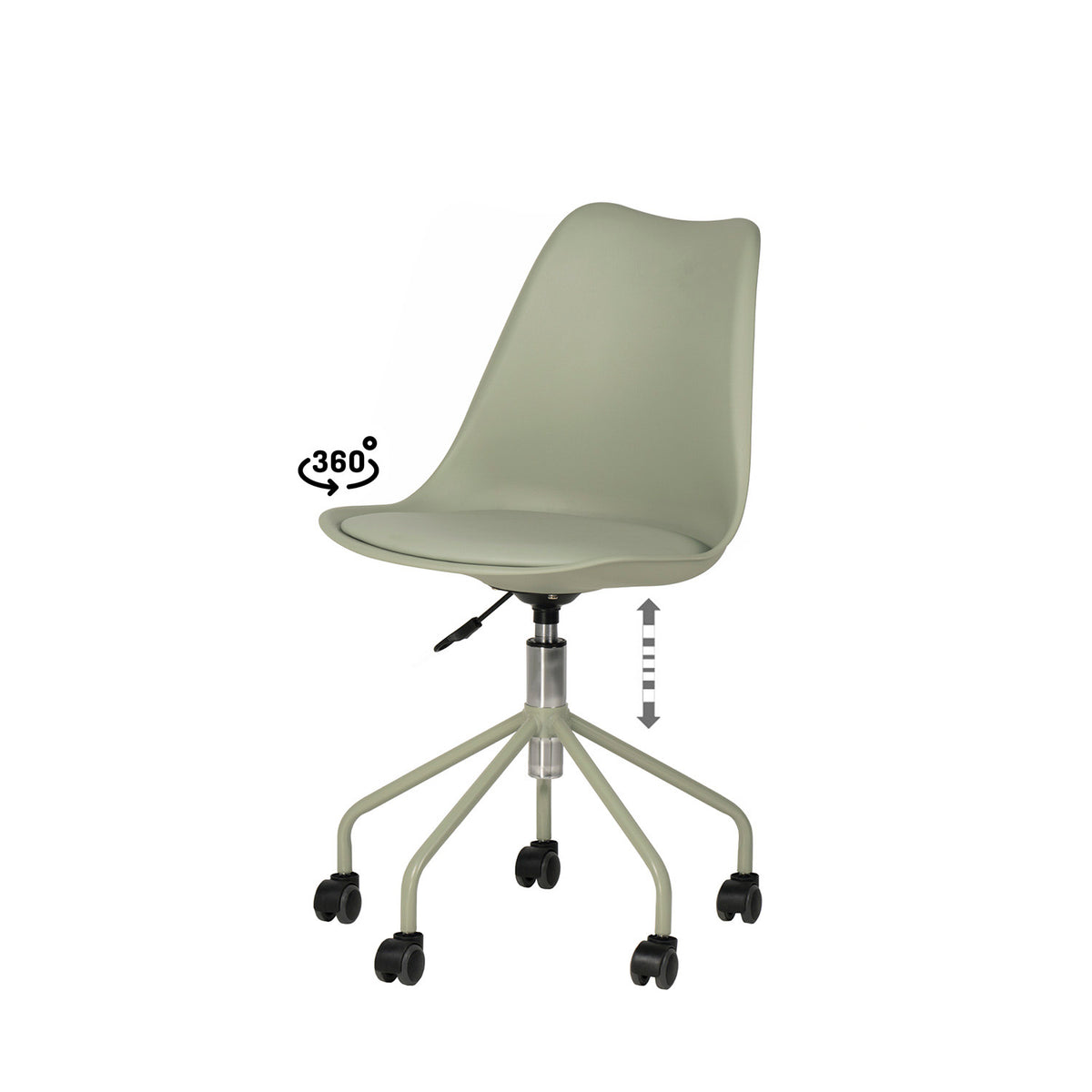 Sedia da ufficio YALE - Menta