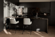 Sgabello milton grigio chiaro