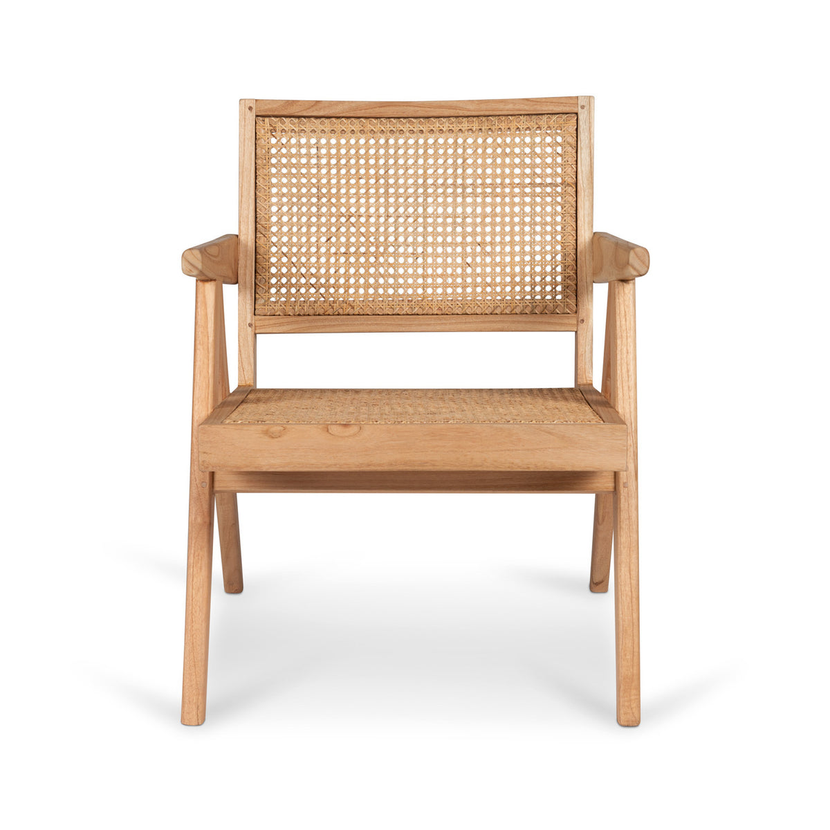 Easy Lounge Chair Jean - Natural - Pierre Jeanneret Edition