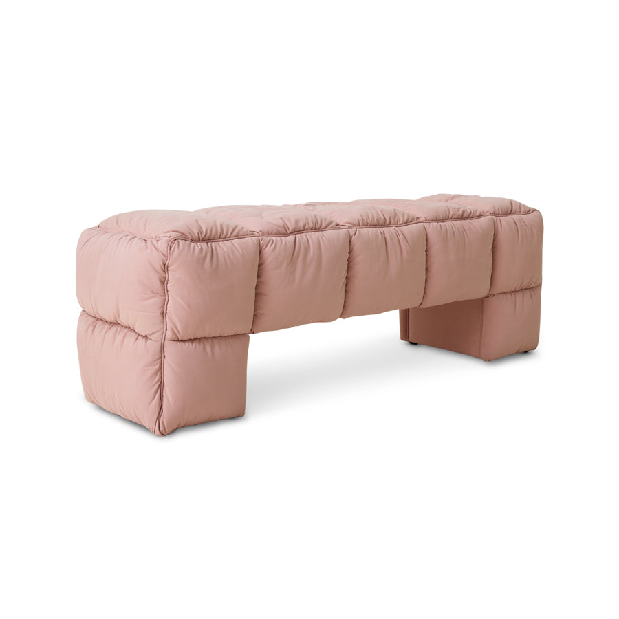 Panca imbottita Puffy, rosa