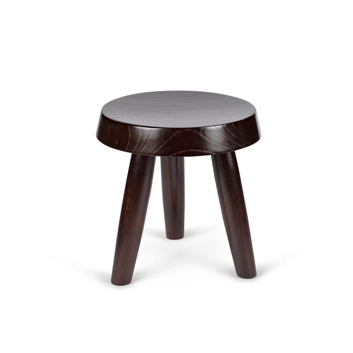 Sgabello Charles M - Chandigarh Heritage Brown - Pierre Jeanneret Edition
