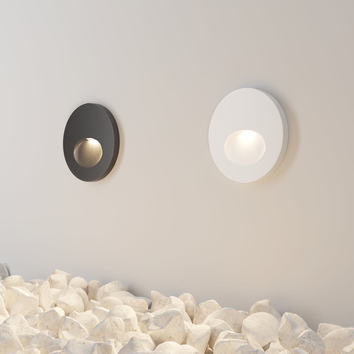 SET 4 PEZZI · Illuminazione per scale Bil - Maytoni - Bianco - O015SL-L3W3K · prezzo per 4 pezzi